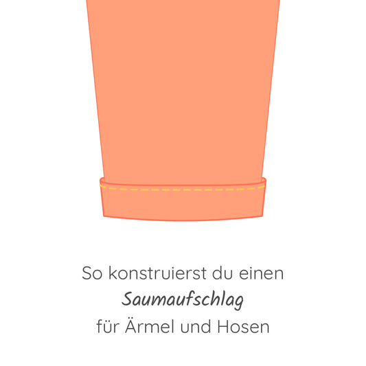 Saumaufschlag konstruieren