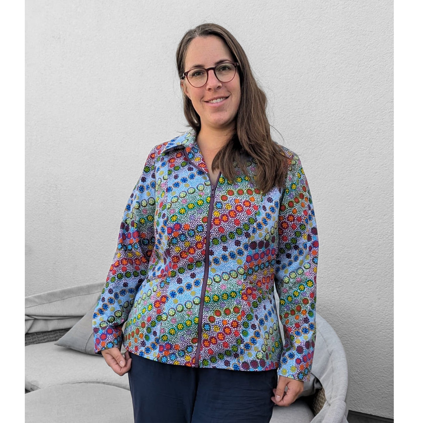 eBook taillierte Basic Jacke mit Abnähern
