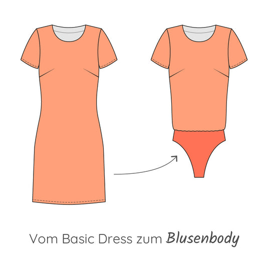 Blusenbody konstruieren und nähen