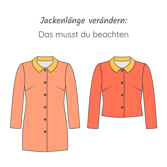 Jackenschnitt verlängern oder kürzen – das musst du beachten