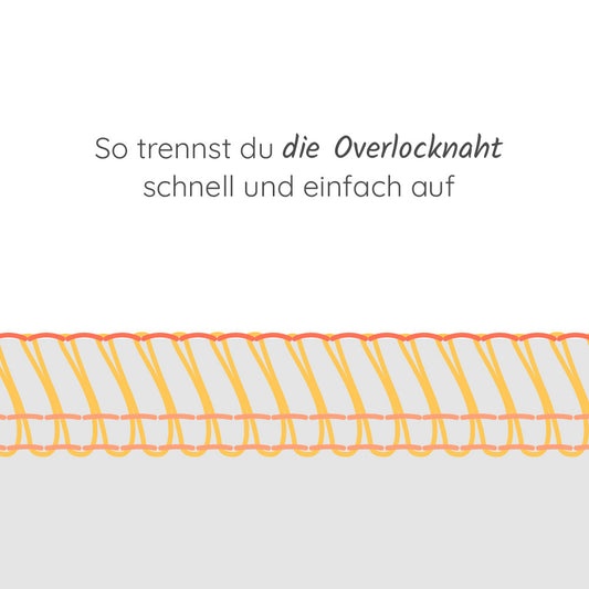 Overlocknaht auftrennen