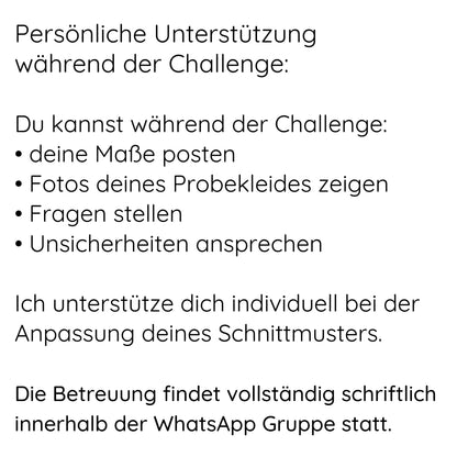 Basic Dress Challenge – Gemeinsam zum perfekt sitzenden Kleiderschnitt