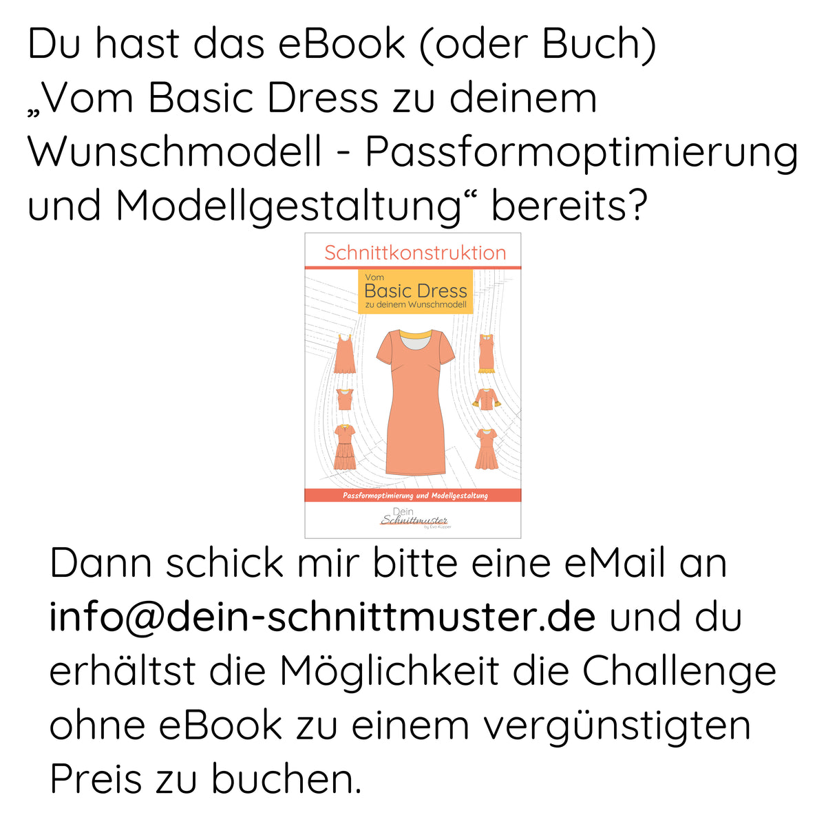 Basic Dress Challenge – Gemeinsam zum perfekt sitzenden Kleiderschnitt