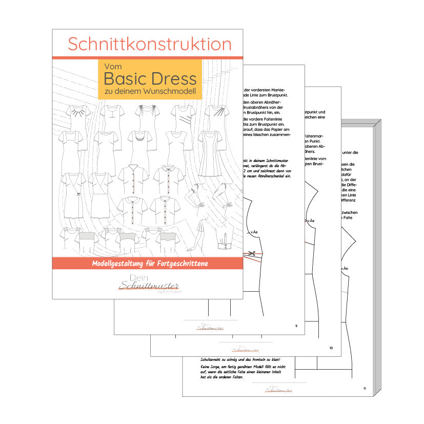eBook "Vom Basic Dress zu deinem Wunschmodell - Modellgestaltung für Fortgeschrittene"